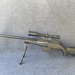 Mô Hình Súng Ngắm M24 120cm, 1 : 1 , Lòng Kim Loại , Hạt Nhựa Full Box (Tặng Kèm 300 hạt nhựa)