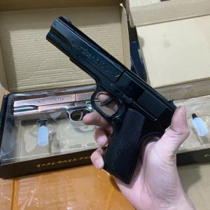 Alternative view of Mô Hình Súng Pháo Kim Loại 18cm M1911 , Đồ Chơi Tuổi Thơ 8x 9x . Tặng Kèm 3 Khối Diêm