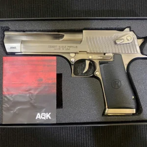 Mô hình Súng 100 % Kim Loại DESERT MÀU KHÓI – AQK , Sử dụng nhựa đạn nhựa 6mm kích thước 20cm , tỷ lệ 1 : 1