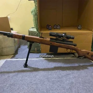 Alternative view of Mô Hình K98 – 106cm , 2 Chế Độ :liên thanh / Từng viên , đạn thạch , sạc pin , Full Box